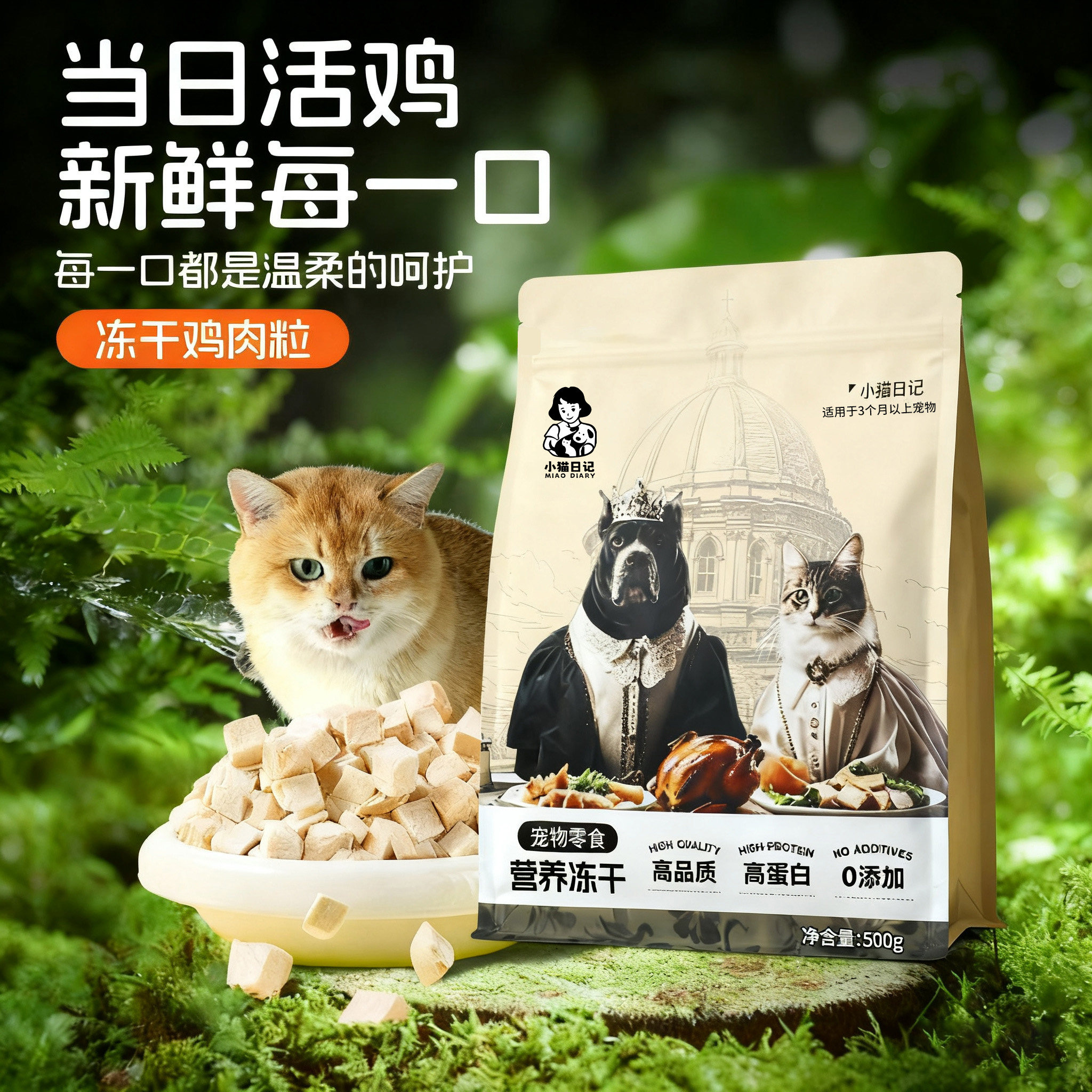 【品质严选】宠物冻干鸡肉粒