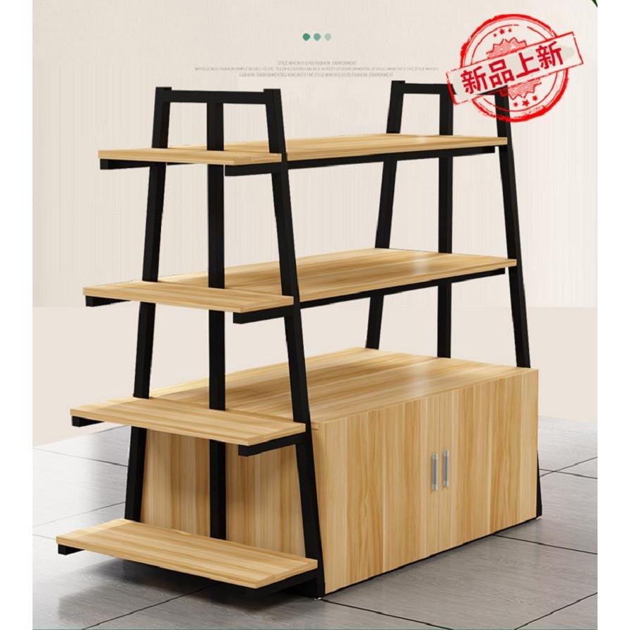 超市货架展示架中岛柜展示台礼品化妆品置物架零食食品展柜陈列柜