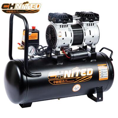 圣音空压机1.5KW四极压缩机小型无油冲气泵汽修低噪音专用静音