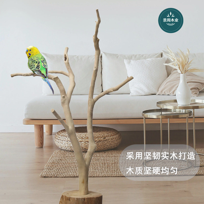 去皮干树枝原木灯架橱窗装饰