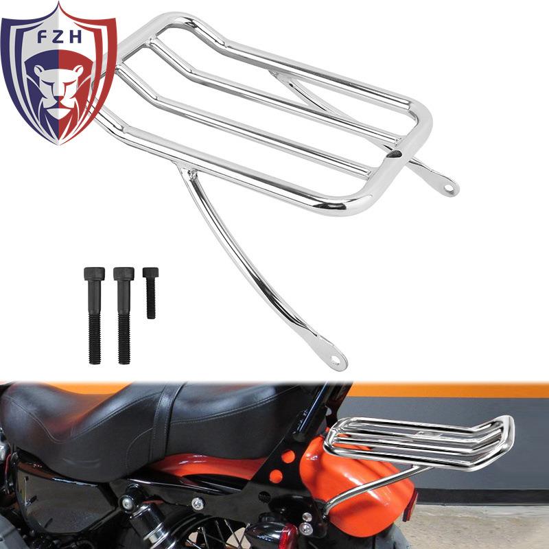 哈雷XL883NXL1200N/V/X改装行李架后货架靠背后尾架07-13