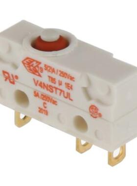 V4NCS停产用V4NST7UL思博微动开关代替带杠杆5A250V交流