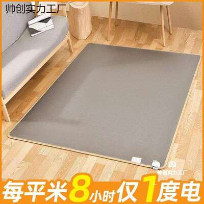 石墨烯加热地毯碳晶地暖垫家用加热垫客厅瑜伽发热垫电热毯