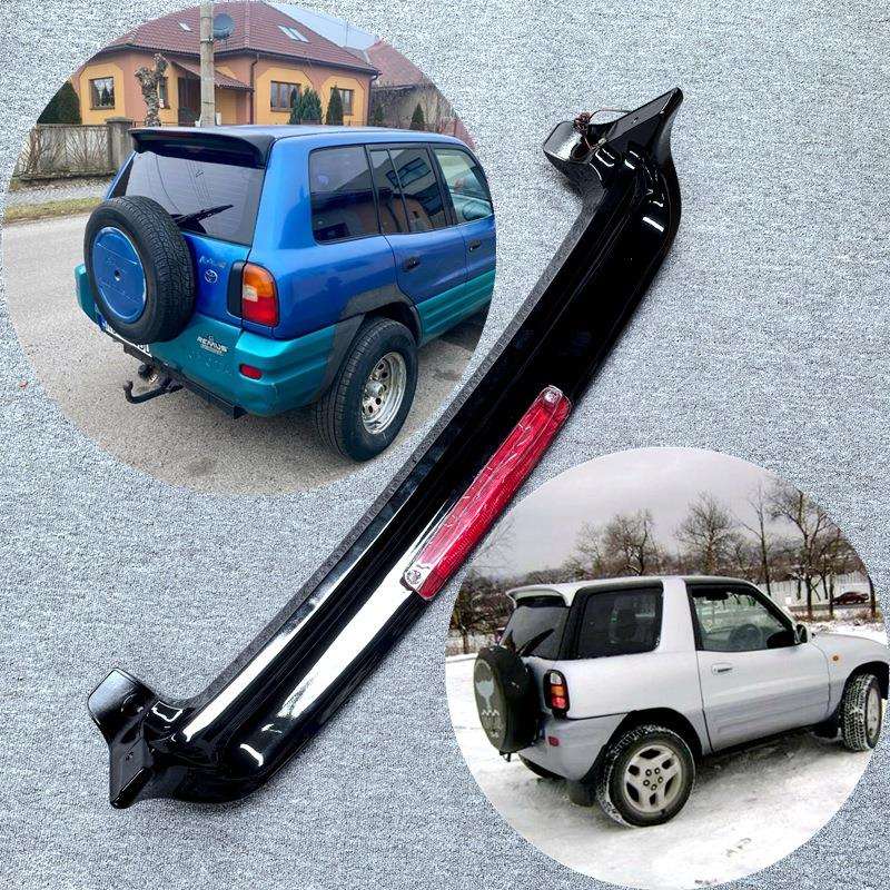 适用1994-1998款丰田RAV4尾翼老款RAV-4改装专用带灯ABS材质尾翼