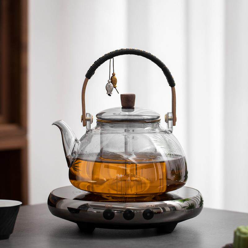 电陶炉家用煮茶壶玻璃壶套装耐高温智能小型茶炉办公室商用养生壶