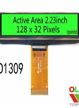 2.23寸绿光2.23英寸oled液晶屏UG-2832ASGMG01绿色ssd1309