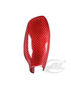 适用于新宝马5系6系GTX3X4真碳纤维红色排挡档把装饰贴内饰改装