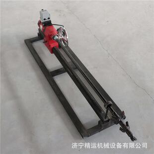 小型马路穿孔机浅层岩石横向钻孔机正反转可调速免开挖马路顶管机
