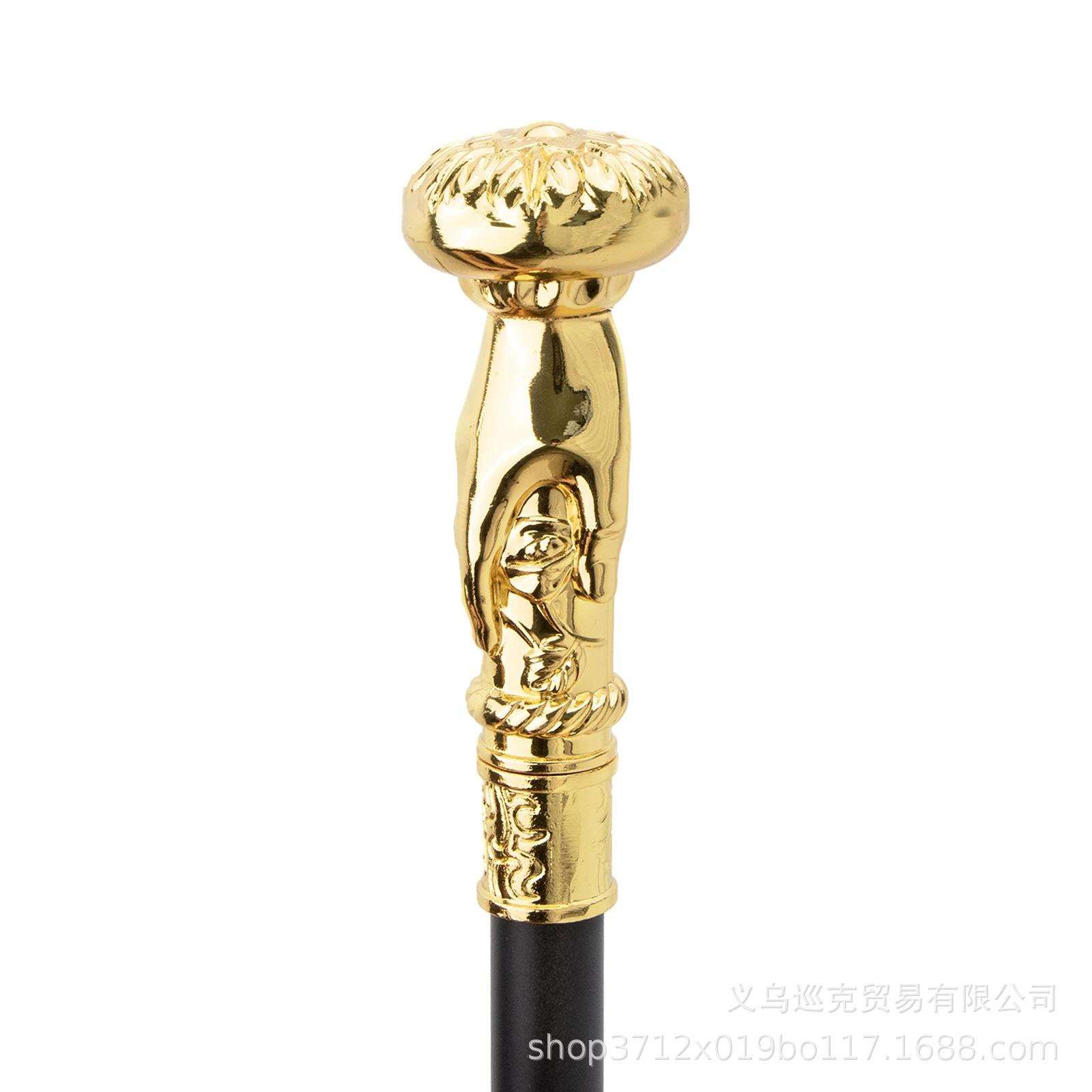 外贸热销金属豪华文明棍英伦绅士手杖舞台演出道具唱歌比赛手持拐