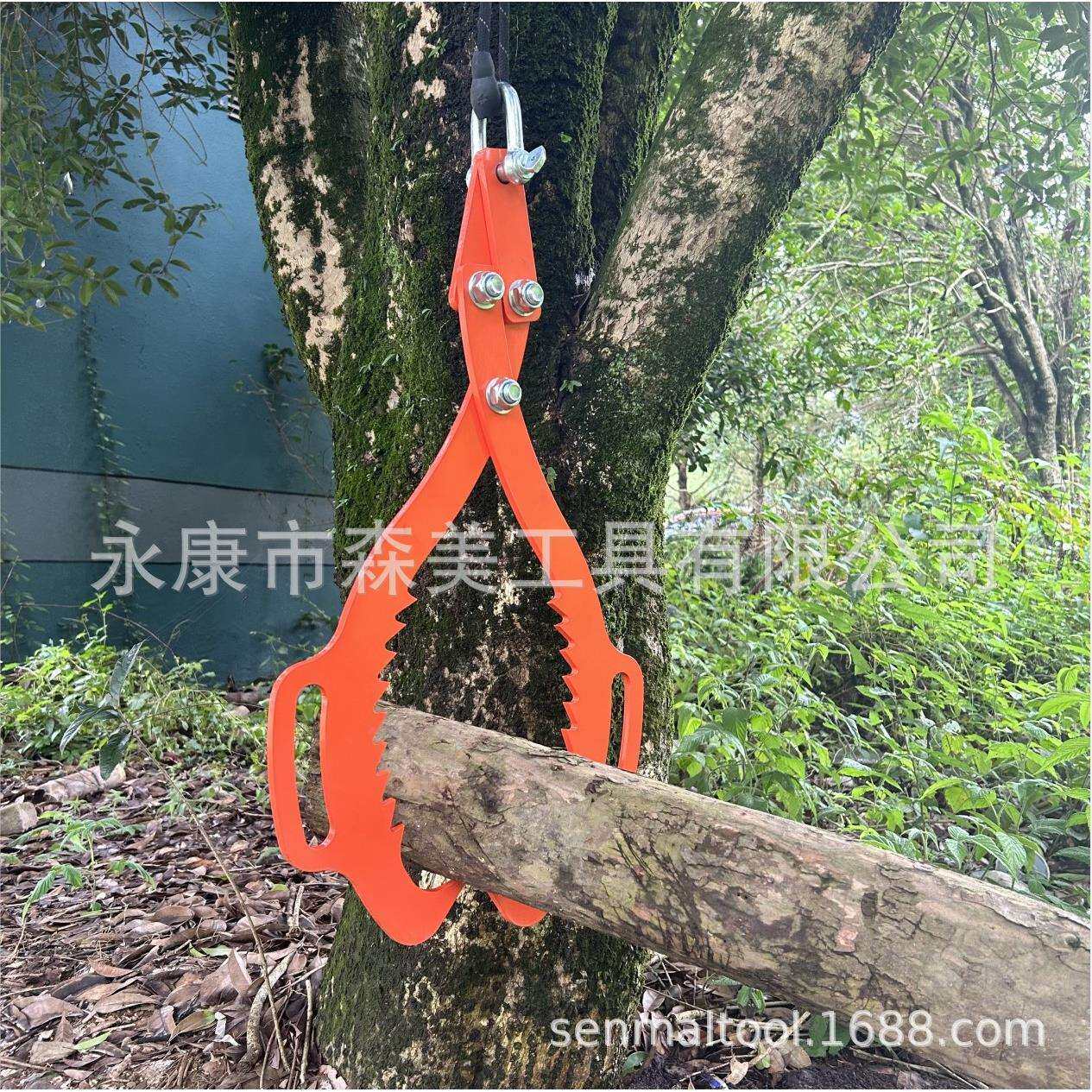 全尺寸提木夹圆木钩伐木钩提木器拽木钩钢板吊木钩