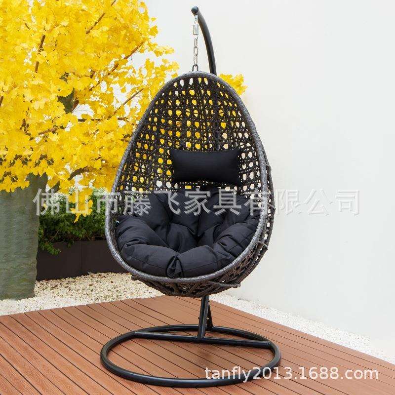 藤飞家具休闲吊椅秋千吊篮阳台庭院花园别墅外贸仿藤9721电商