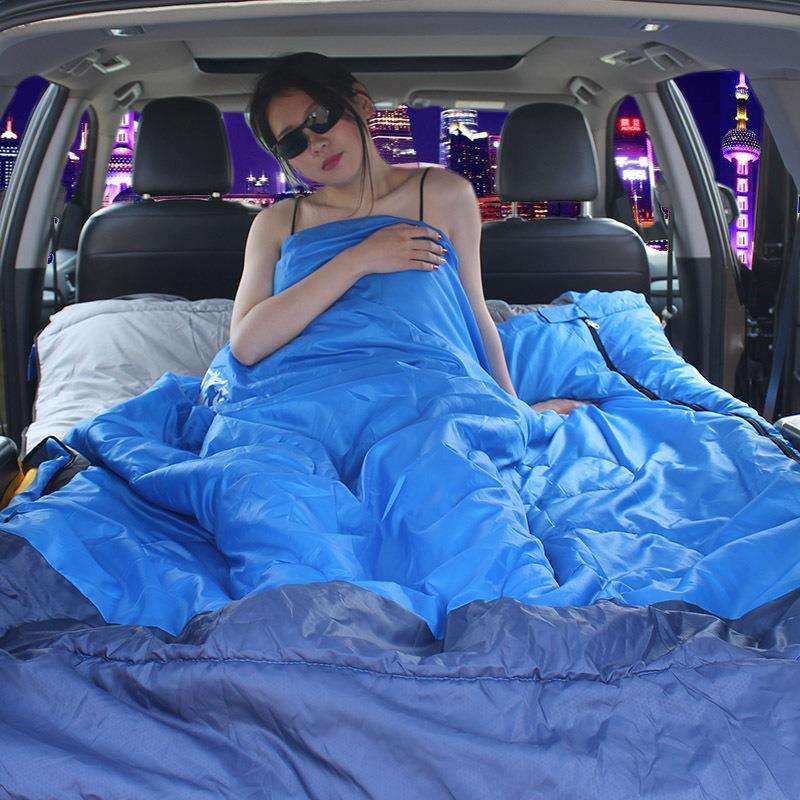 车载自动充气床垫SUV专用车中床后备箱旅行床气垫床折叠厚睡垫袋