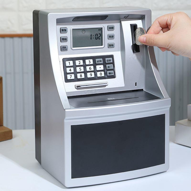 atm自动存取款机存钱罐大容量可进出智能密码刷卡儿童储蓄罐