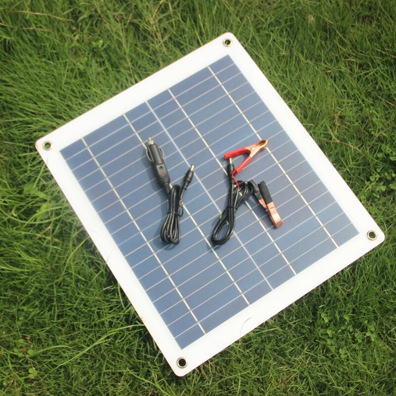 25W 18V太阳能 太阳能板 充电器充12V汽车电瓶 半柔性 50W