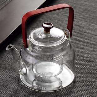 耐高温玻璃煮茶壶泡茶壶电陶炉烧水煮黑茶普洱蒸气煮茶器茶具