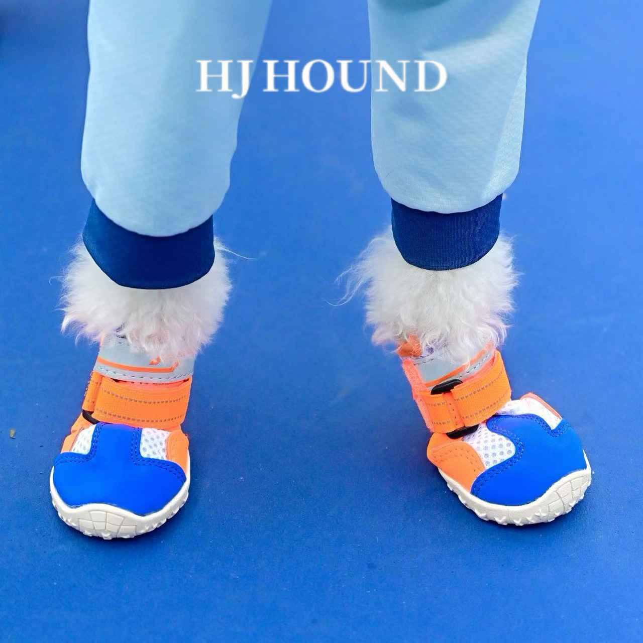 HJHOUND宠物鞋子贝灵顿美卡金毛中大型犬不掉脚夏季透气狗鞋