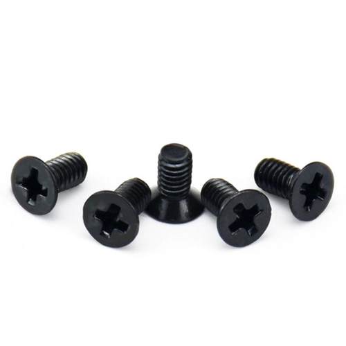 黑色十字平头/沉头螺丝钉碳钢加硬电子螺丝m2m2.5m3x3x4x5x6x8x30