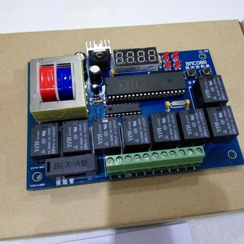 脉冲控制仪喷吹控制器6 8 10 12 20 24 32路脉冲打粉房线路板,纺织面料/辅料/配套,服装加工设备,淘宝优惠券,粉丝福利购,淘宝优惠卷