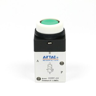 AirTAC亚德客平头按钮阀 CM3PF06R CM3PF06G CM3PF06B CM3PF06Y