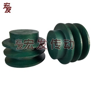 3B2 轻型三角皮带轮 英寸2.6B2 B型双槽B2