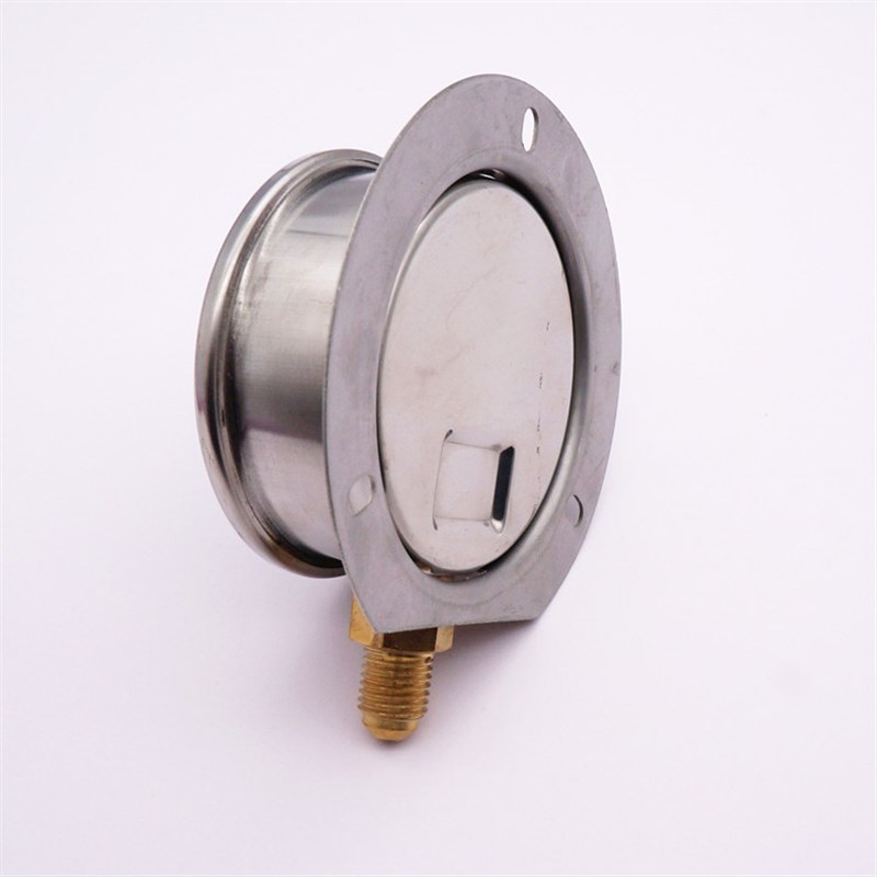 径向带边耐震制冷压力表 YN0T -0.1-.8MP 7/1 氟利昂 冷媒表