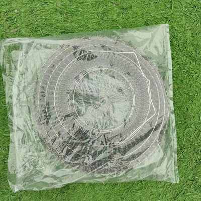 304不锈钢鱼护加长折叠防挂钢丝鳝鱼篓子便携金属渔护虾笼装鱼网