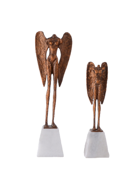 现代创意抽象金属人物体操样板房间酒店软装饰品客厅玄关