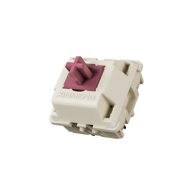 新盟乌梅子声优轴38g线性轴HIFI脆响客制化机械键盘轴体五脚轴体