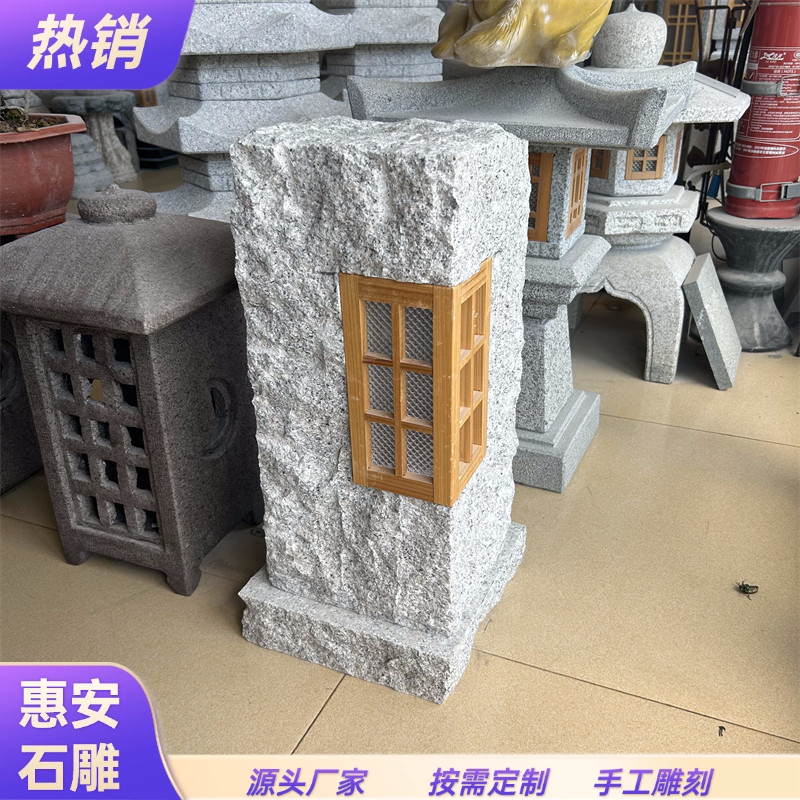 太阳能灯寺庙灯柱花园草坪灯