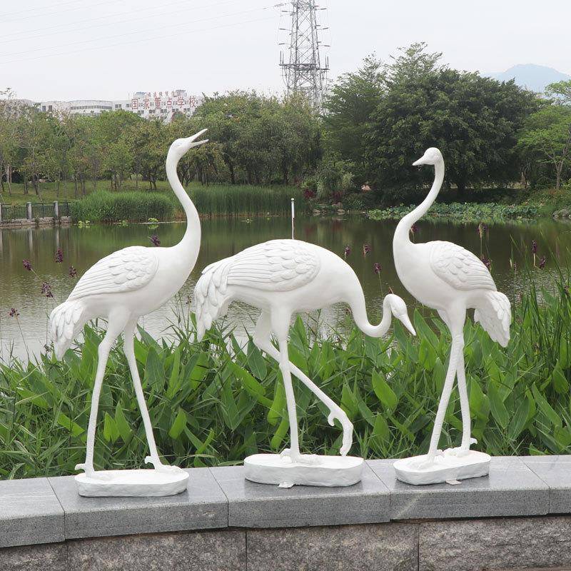 树脂玻璃钢园林院流水喷泉观物景装饰品白色户xh0011外抽象庭动仙