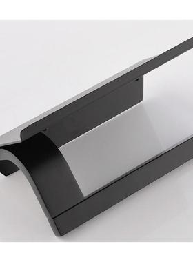 出德国口黑色纸架巾QJX卷纸架浴室厕纸架卫生间不锈钢五抽纸架金