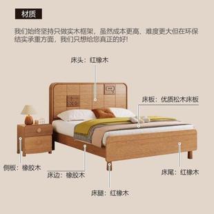 实木童床男孩女孩12家儿用单人GMP青少年简约儿童房1米35床公主米