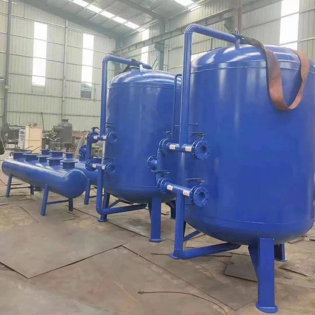 反冲洗自动砂滤器碳滤器机械过滤罐工业水过滤多介质石英砂过滤器
