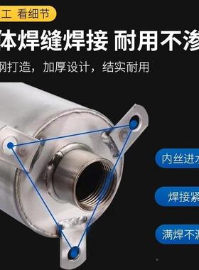 不锈钢水井摇泵摇加HOX长加压厚水井头手摇水泵水器老水式水井加