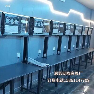 新电竞脑网吧沙发椅网咖UZO桌椅水冷体一电桌椅酒店电竞馆双款层