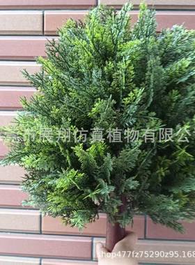 爆直销真柏树植物可装地插小仿柏树款绿植工艺拆室外ASDD112装饰
