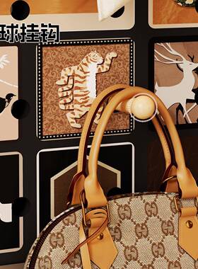 洞洞板墙置物架后入户门玄关墙面冲孔61894客厅上多功能收纳展板