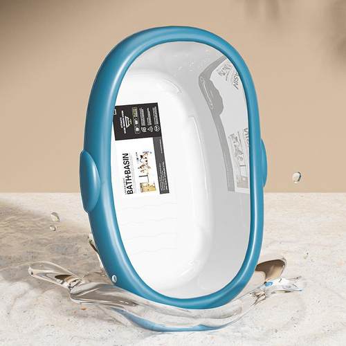 婴儿澡洗澡盆盆浴可躺托宝宝躺坐大号浴桶小用孩家泡新生OFD儿童