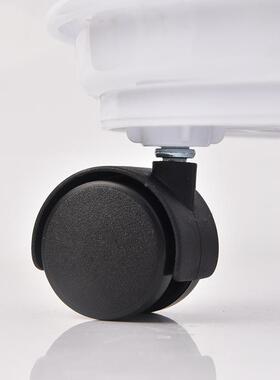 具水流星陶艺工底座带轮万轮白色轮塑料圆形底盘向拖滚移动UCR托