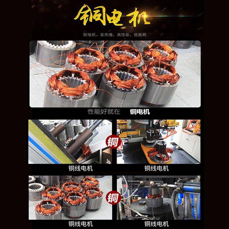 奥突斯静音空压机气泵无油空气压缩机高压木工喷漆便携v冲气泵