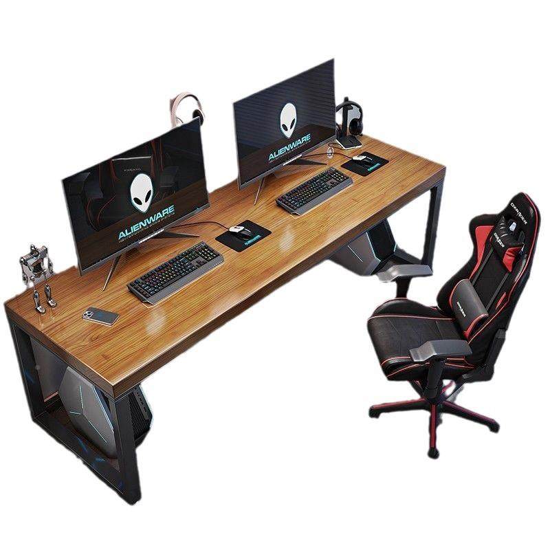 学实木电竞电脑桌简书约台式双人靠墙家用卧室桌习桌子TPA学生工