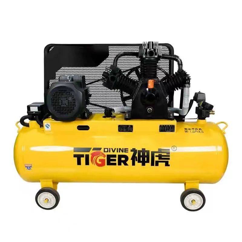 神虎活塞式空压机工业级220v380v大型喷漆高压打气泵空气压缩机