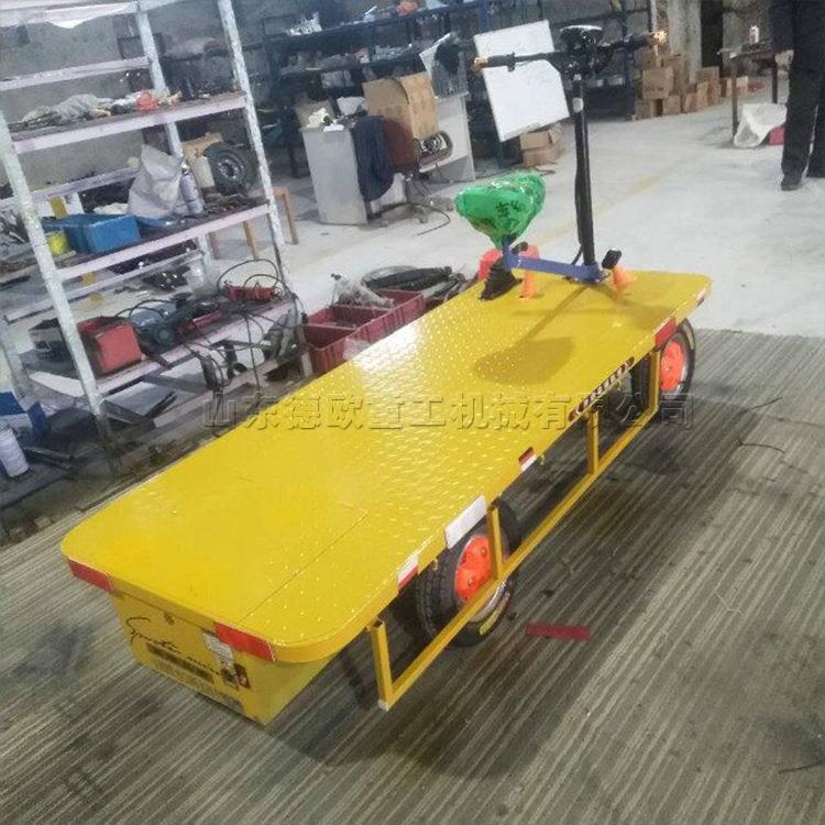 四轮电动运输车载重KG环保电动托运车座驾式铁路建设小推车