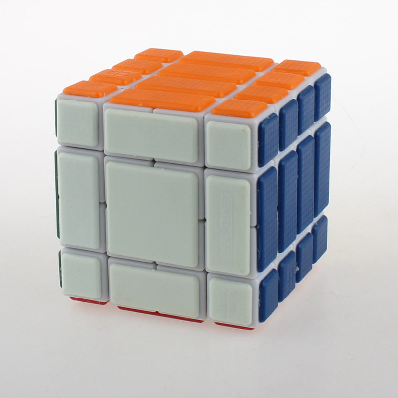 梯色3X3X4阶不等阶捆绑魔方