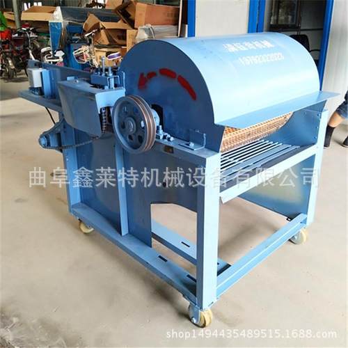 花甘肃废棉开松机XL-80布机头开松机化纤棉开松速刺棍开机度快