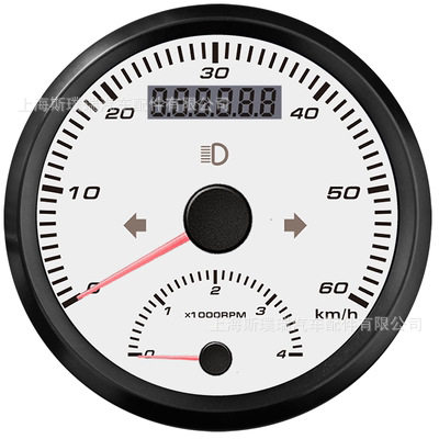 85mm指针2合1速度转速表60km/h