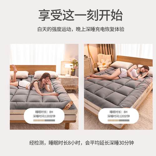 床垫软垫秋房冬家用床褥子榻榻厚米垫子垫T6褥垫被租舍学宿生加保