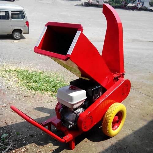 果园卧式树木碎机汽油条190粉碎小机型便携式枝电动木碎枝机