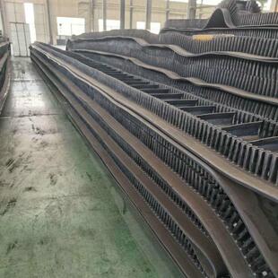 专业大倾送1200带波状挡边角输送带环形输送带裙边输送带尼输龙输