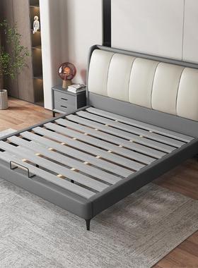 布艺床现代简G1801b约双人床小布户型主卧1.5米床技22.米大床科网